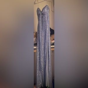 Windsor baby blue sequin dress (Hit me with offers need gone asap!)